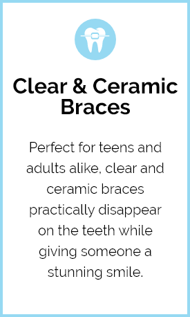 box describing clear braces